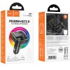 АЗП FM модулятор Hoco E81 Fantasy PD30W+QC3.0 (1USB-A/1C) Black