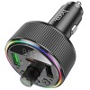АЗП FM модулятор Hoco E82 Guerrero PD30W+QC3.0 (2USB-A/1C) Black