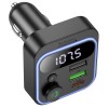 АЗП FM модулятор Hoco E85 Tiger PD20W+QC3.0 (2USB-A/1C) Black