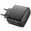 МЗП Hoco CS63A Bright PD65W+QC3.0 (1USB-A/1C) Black