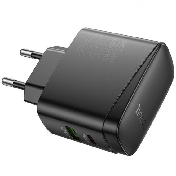 МЗП Hoco CS63A Bright PD65W+QC3.0 (1USB-A/1C) Black