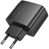 МЗП Hoco CS63A Bright PD65W+QC3.0 (1USB-A/1C) Black