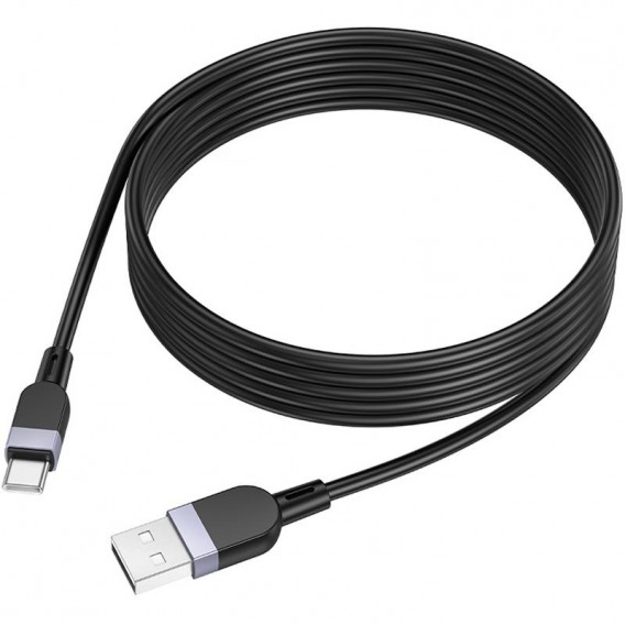 Кабель Hoco X109 Energy USB-A - USB-C, 3 м, 3A, силіконовий, чорний