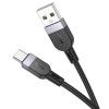 Кабель Hoco X109 Energy USB-A - USB-C, 3 м, 3A, силіконовий, чорний