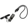 Дата кабель Hoco X126 Experto Type-C to Type-C 60W + Phone Holder & Lanyard (0.35m) Black