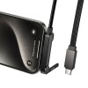 Дата кабель Hoco U150 Exquisite side plug and stand Type-C to Type-C 60W (1.2m) Black