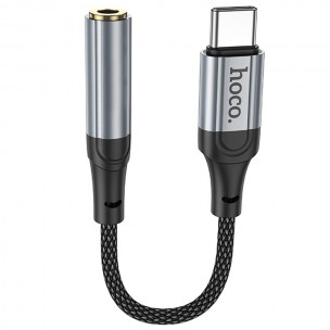 Аудіоадаптер Hoco LS36 Fresh USB Type-C - 3.5 мм, DAC, чорний