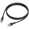 Дата кабель Hoco X109 Energy silicone Type-C to Type-C 60W (3m) Black