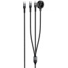Дата кабель Hoco CW64 3in1 Type-C to iWatch/Lightning/Type-C 15W (1.2m) Black