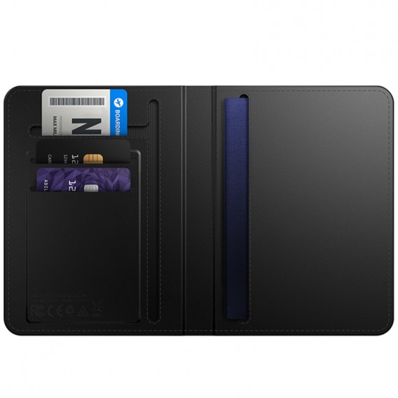 Трекер Hoco E91G Tiger обкладинка паспорту + БЗП 100 mAh Black Трекер Hoco E91G Tiger обкладинка паспорту + БЗП 100 mAh Black
