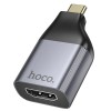 Перехідник Hoco UA33 Type-C to HDTV Metal grey