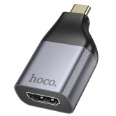 Адаптер Hoco UA33 USB-C - HDTV, 4K 30 Hz, сірий металік Адаптер Hoco UA33 USB-C - HDTV, 4K 30 Hz, сірий металік