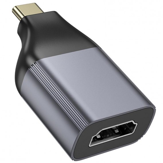 Перехідник Hoco UA33 Type-C to HDTV Metal grey Перехідник Hoco UA33 Type-C to HDTV Metal grey
