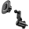 Автотримач з БЗП Hoco HW30 Crown magnetic 15W (air outlet) Black / Metal gray