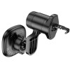 Автотримач з БЗП Hoco HW30 Crown magnetic 15W (air outlet) Black / Metal gray