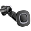 Автотримач з БЗП Hoco HW30 Crown magnetic 15W (air outlet) Black / Metal gray