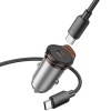 АЗП Hoco NZ16 Rigorous PD30W (1USB-C) + кабель Type-C to Type-C Metal grey