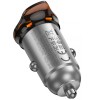 АЗП Hoco NZ16A Rigorous 43W (1USB-A/1C) Metal grey