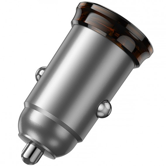 АЗП Hoco NZ16A Rigorous 43W (1USB-A/1C) Metal grey