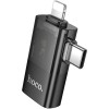 Перехідник Hoco UA36E Combo 2-in-1 (Type-C/Lightning to USB2.0) Black