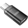 Перехідник Hoco UA36D Type-C male to Lightning female Black