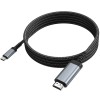 Перехідник Hoco UA43 Type-C to HDTV HD (1.8m) Metal gray
