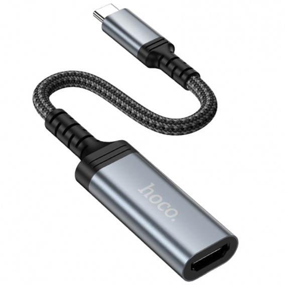 Перехідник Hoco UA43A Type-C to HDTV (0.2m) Metal gray Перехідник Hoco UA43A Type-C to HDTV (0.2m) Metal gray
