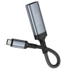 Перехідник Hoco UA43A Type-C to HDTV (0.2m) Metal gray