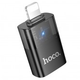 Адаптер Hoco UA36 Lightning — USB-A, OTG, чорний Адаптер Hoco UA36 Lightning — USB-A, OTG, чорний
