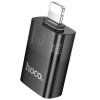 Перехідник Hoco UA36 Lightning male to USB female Black