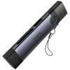 Картридер Hoco HB56A Victory 5in1 Lightning/USB2.0 to SD/TF3.0 + USB 2.0 Metal gray