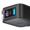 АЗП Hoco Z67A Triunfar PD45W+QC3.0 total 60W with retractable cables (1USB-A/2C/1L) Metal gray
