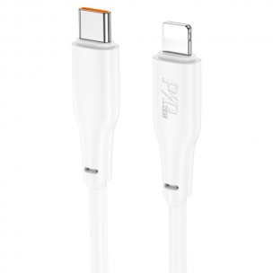 Кабель Hoco X93 Force USB-C – Lightning, 2 m, PD 20 W, білий