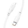 Кабель Hoco X93 Force USB-C – Lightning, 2 m, PD 20 W, білий