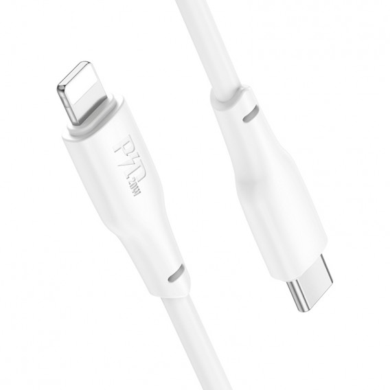 Кабель Hoco X93 Force USB-C – Lightning, 2 m, PD 20 W, білий Кабель Hoco X93 Force USB-C – Lightning, 2 m, PD 20 W, білий