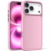 Чехол-накладка для iPhone 17 Pro Max Epik Metal Buttons, ТПУ + поликарбонат, розовый