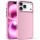 Чохол-накладка для iPhone 17 Pro Max Epik Metal Buttons, TPU + полікарбонат, рожевий