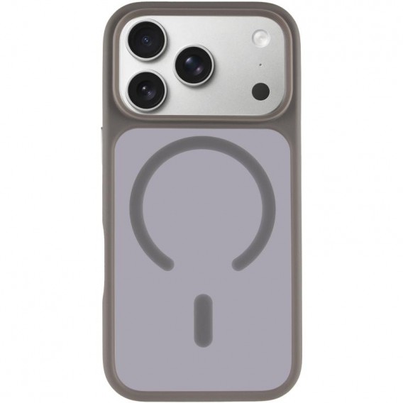 TPU+PC чохол Metal Buttons with Magnetic Fit для Apple iPhone 17 Pro Max (6.9") Сірий / Grey - зображення 1 TPU+PC чохол Metal Buttons with Magnetic Fit для Apple iPhone 17 Pro Max (6.9") Сірий / Grey - зображення 1