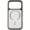 TPU+PC чохол Metal Buttons with Magnetic Fit для Apple iPhone 17 Pro Max (6.9") Сірий / Grey