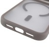 TPU+PC чохол Metal Buttons with Magnetic Fit для Apple iPhone 17 Pro Max (6.9") Сірий / Grey