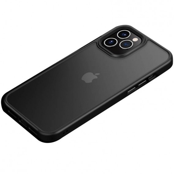 TPU+PC чохол Metal Buttons для Apple iPhone 11 Pro Max (6.5") Чорний / Black