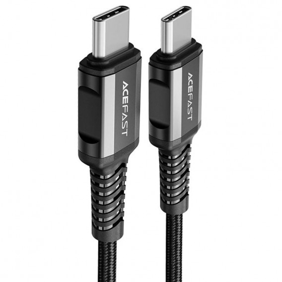 Дата кабель Acefast C1-03 Type-C to Type-C 60W (1.2m) Black