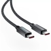 Дата кабель Acefast C19-03 Type-C to Type-C 60W (1.2m) Black