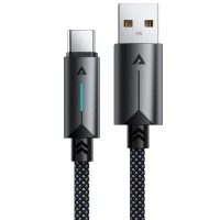 Кабель Acefast C19-04 USB-C - USB, 3 А, 1,2 м, черный Кабель Acefast C19-04 USB-C - USB, 3 А, 1,2 м, черный
