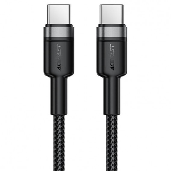 Дата кабель Acefast C22-03 Type-C to Type-C 60W (1.2m) Black