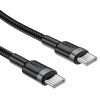 Дата кабель Acefast C22-03 Type-C to Type-C 60W (1.2m) Black