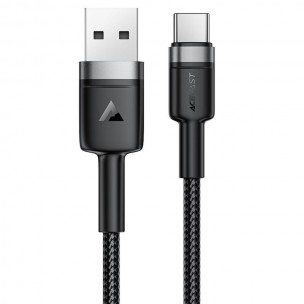 Дата кабель Acefast C22-04 USB to Type-C 60W (1.2m) Black Дата кабель Acefast C22-04 USB to Type-C 60W (1.2m) Black