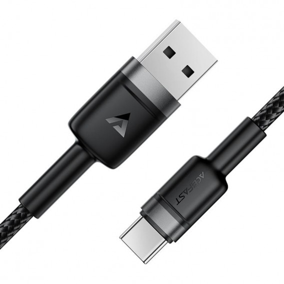 Дата кабель Acefast C22-04 USB to Type-C 60W (1.2m) Black - зображення 3 Дата кабель Acefast C22-04 USB to Type-C 60W (1.2m) Black - зображення 3