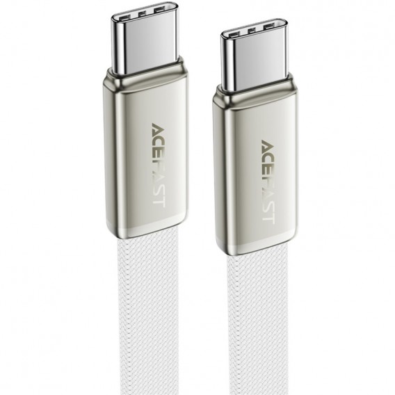 Дата кабель Acefast C24-03 Type-C to Type-C 60W (1.2m) White