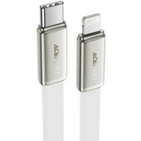 Дата кабель Acefast C24-01 Type-C to Lightning 30W (1.2m) White Дата кабель Acefast C24-01 Type-C to Lightning 30W (1.2m) White